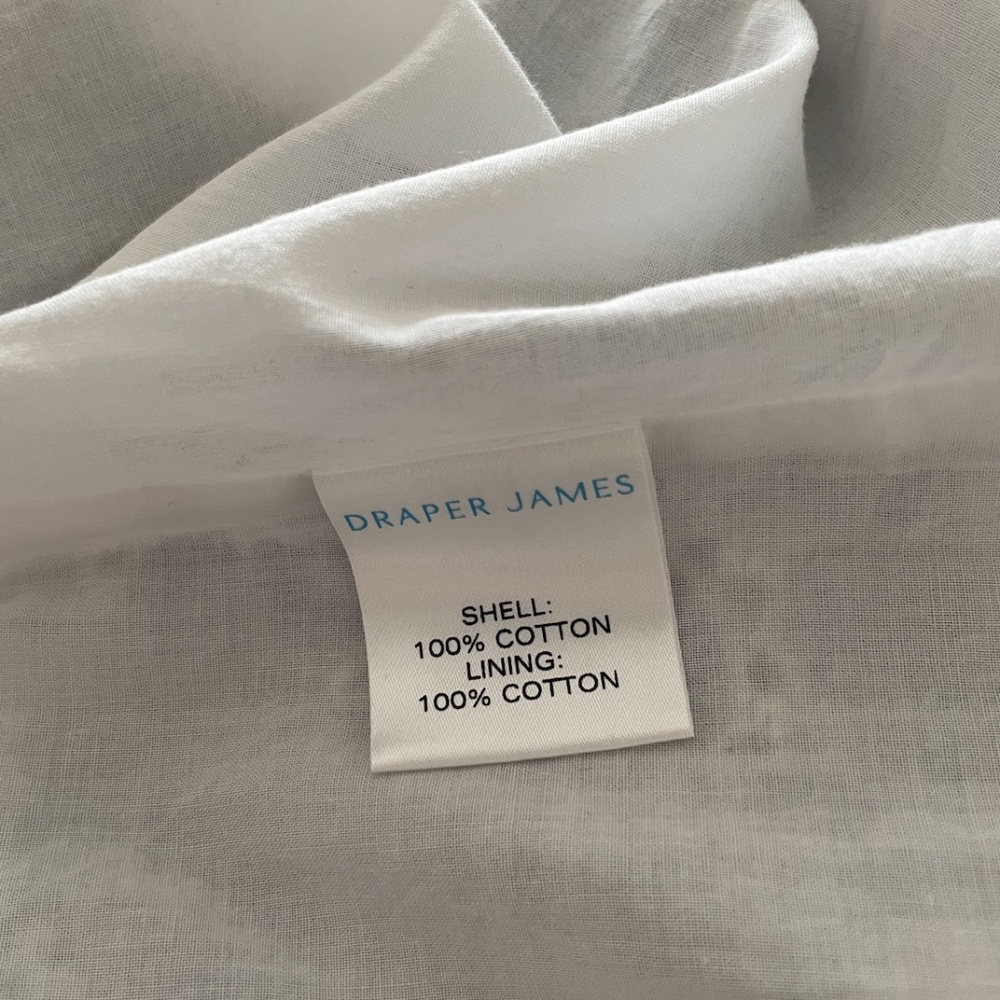 Draper James Embroidered Chambray Tie Waist Popover Dress - XL - Picture 8 of 11